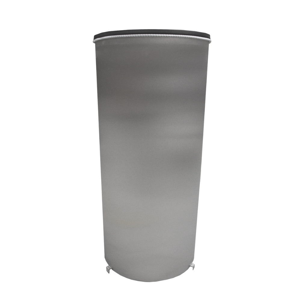 Enclosed frame waste bag holders