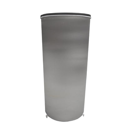 Enclosed frame waste bag holders