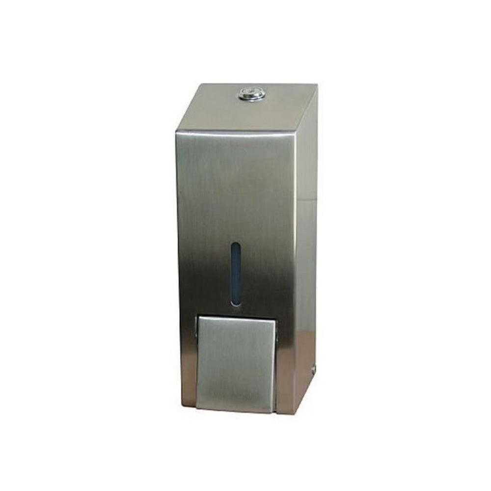 Soap/sanitiser foam wall mounted push operated dispenser