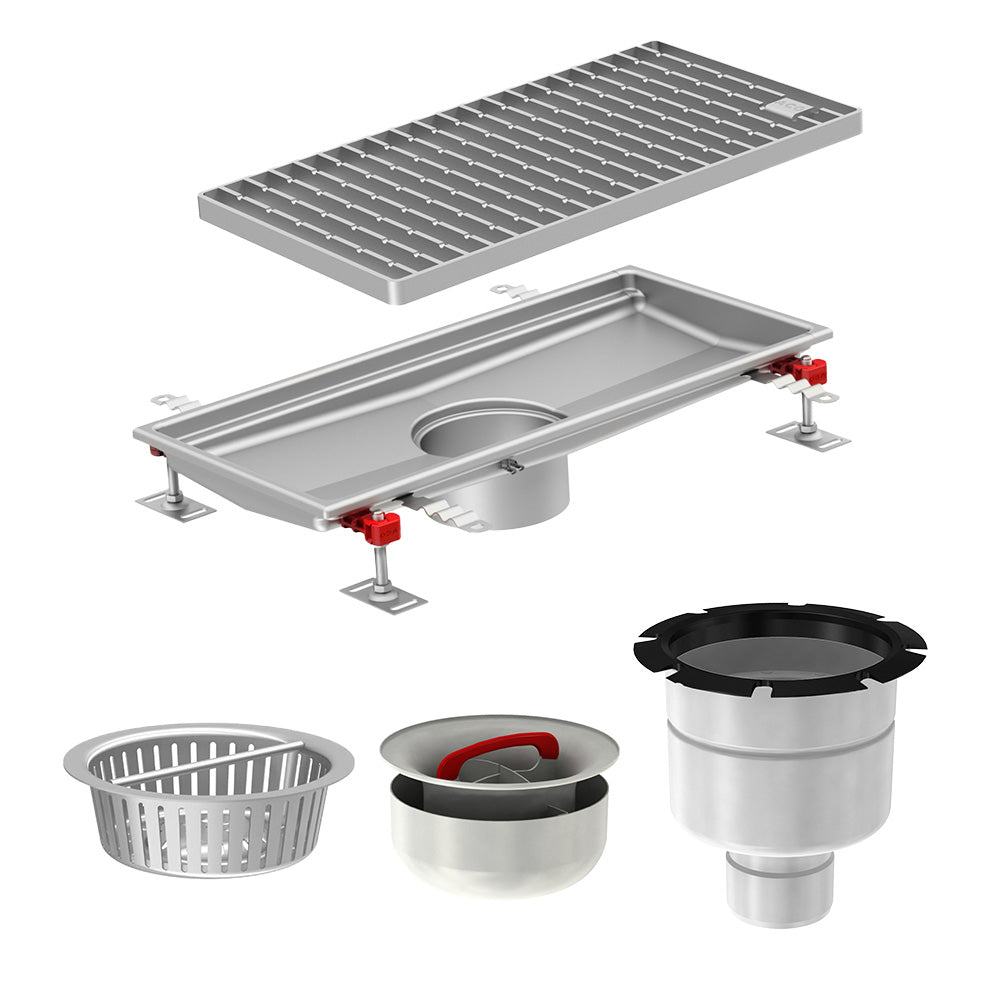 Aco Hygiene First® drainage channel kit standard edge