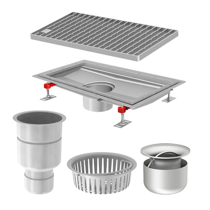 Aco Hygiene First® drainage channel kit vinyl edge