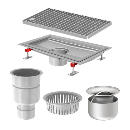 Aco Hygiene First® drainage channel kit vinyl edge