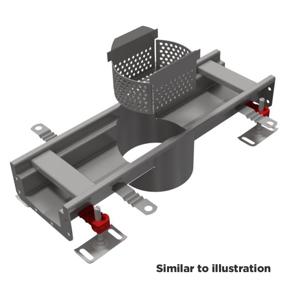 Aco® Modular 125 channel with discreet gully top level invert