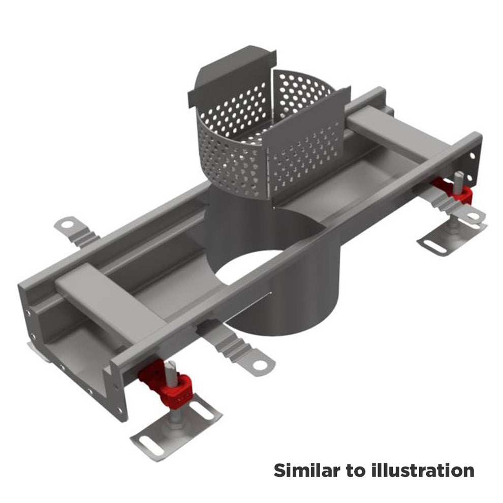 Aco® Modular 125 channel with discreet gully top level invert | Teknomek