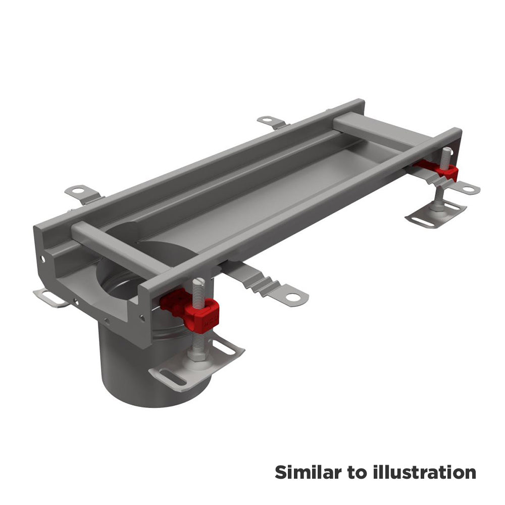 Aco® Modular 125 channel with end spigot outlet level invert | Teknomek