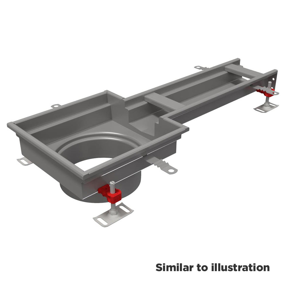 Aco® Modular 125 channel with one way gully top level invert