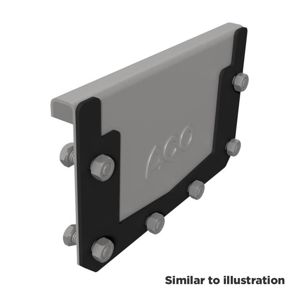 Aco® Modular 125 end plate invert