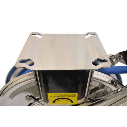 Stainless steel spring driven hose reel