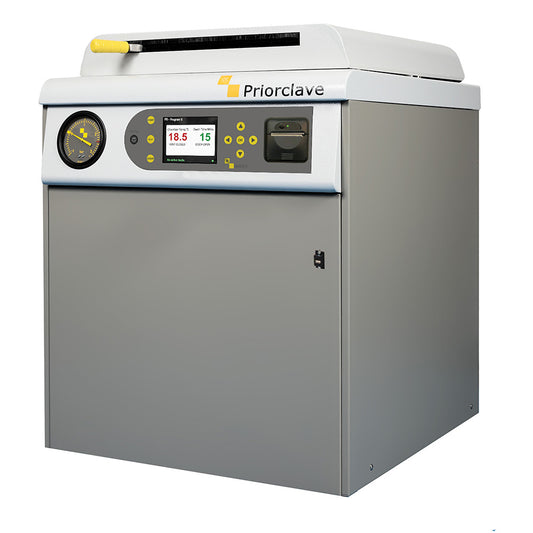 Priorclave Base top-loading autoclaves, electrically heated