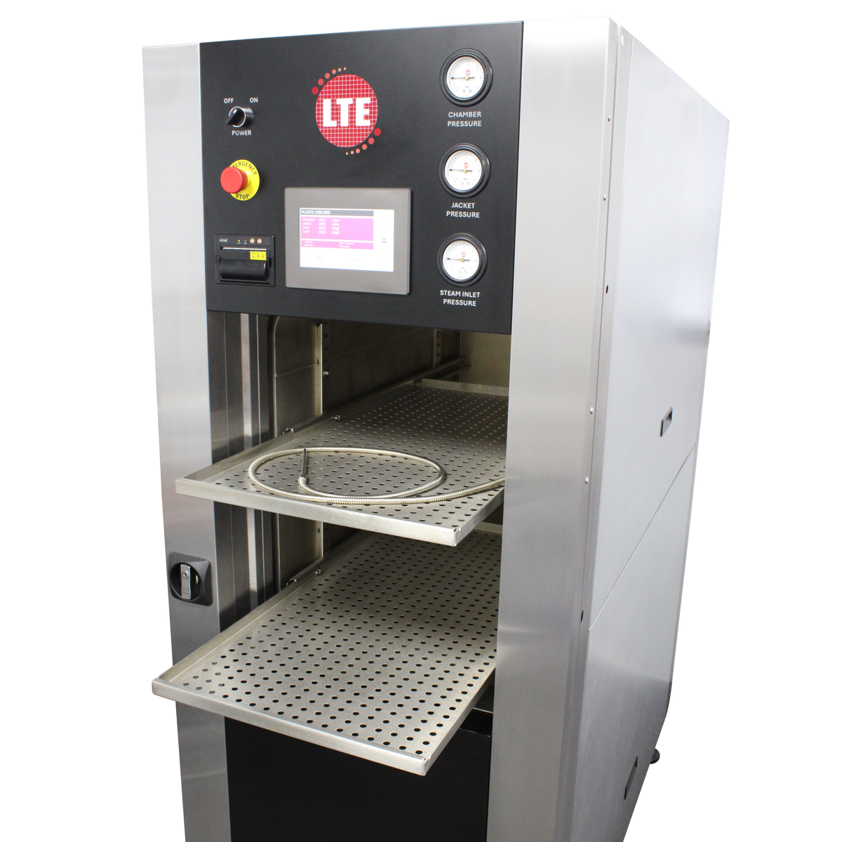 Autoclave shelves out
