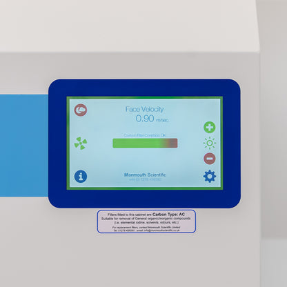 Monmouth Circulaire® fume cupboard with visionaire® touch screen