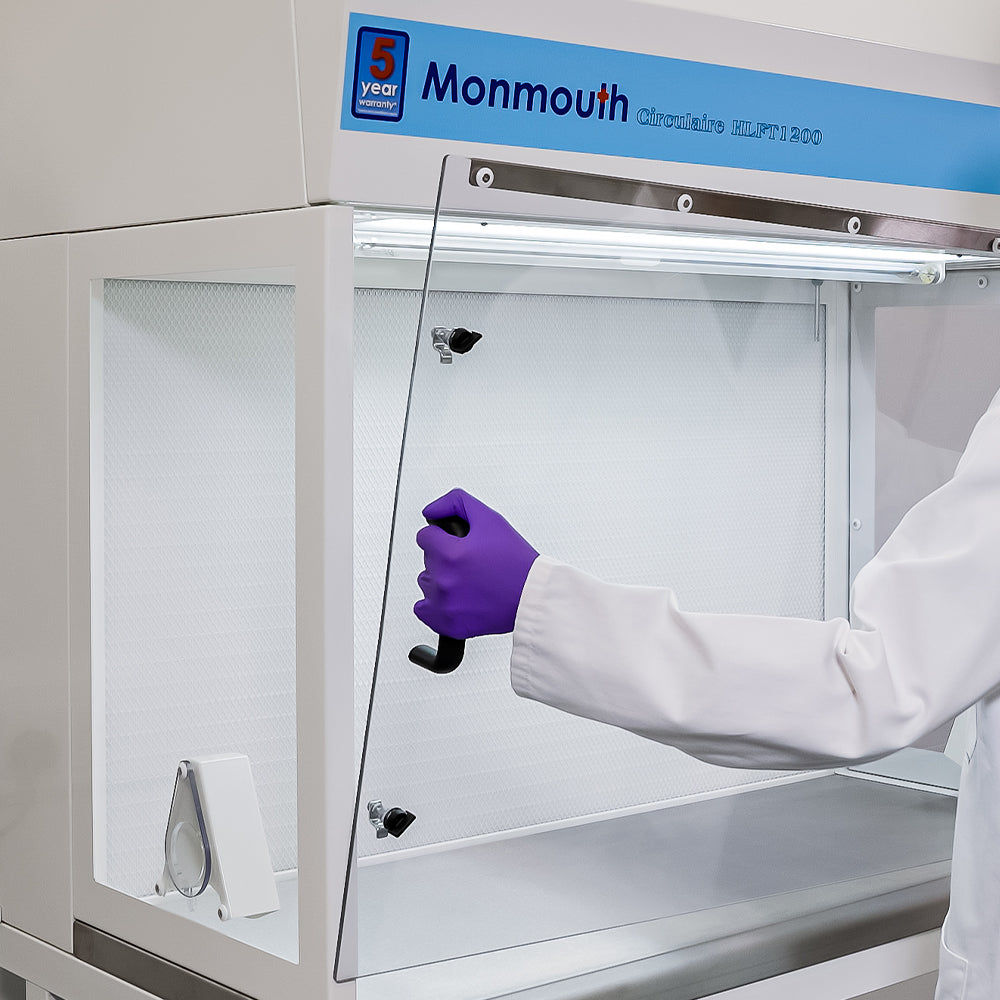 Monmouth Circulaire® laminar flow cupboard with visionaire® touch screen