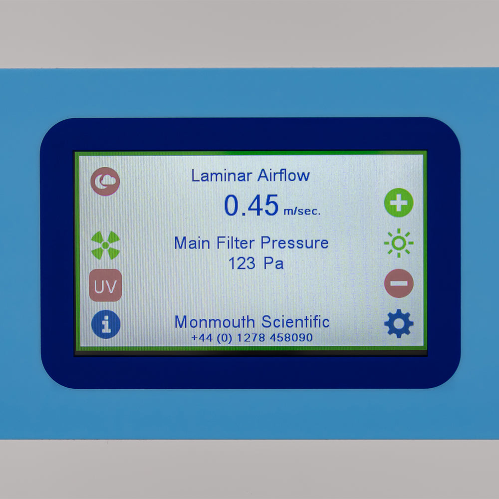 Monmouth Circulaire® laminar flow cupboard with visionaire® touch screen