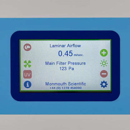 Monmouth Circulaire® laminar flow cupboard with visionaire® touch screen