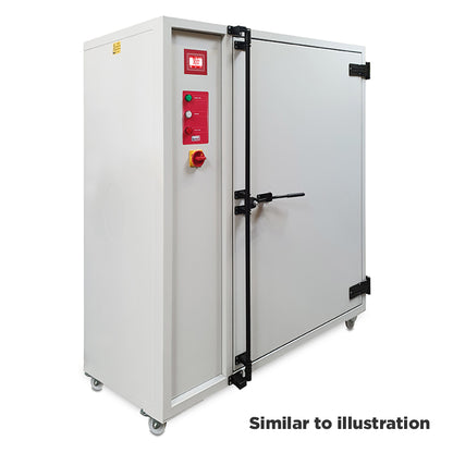 Genlab Prime XL oven with stainless steel interior and fan assisted up to 250°C