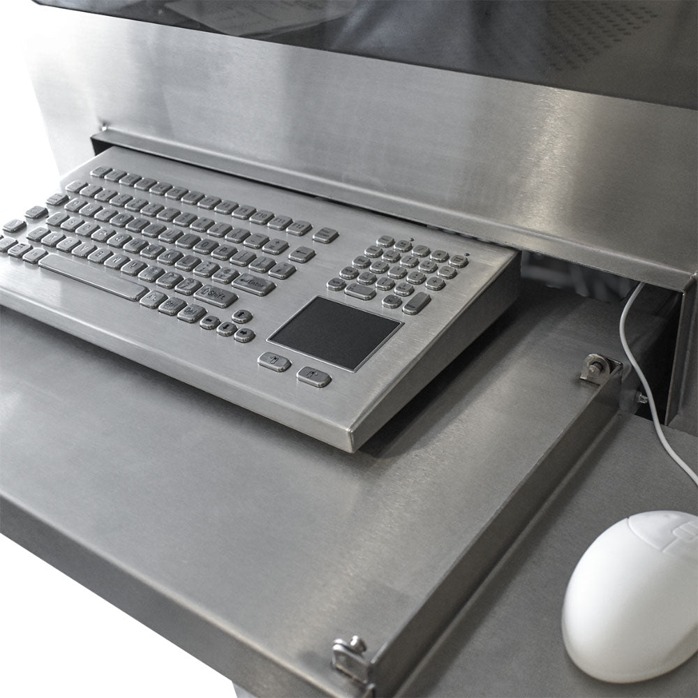 Steel Computer Keyboards Stainless Steel Computer Keyboard | Teknomek UK