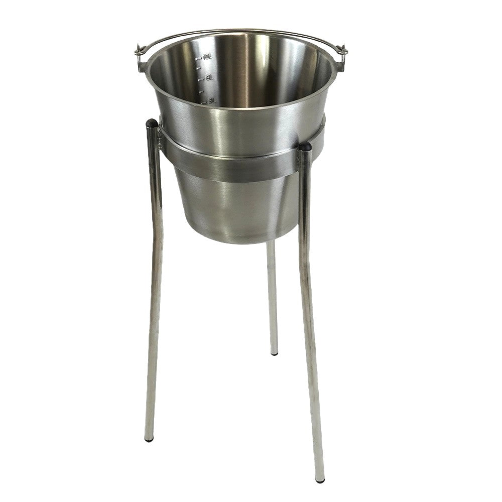 Triangle Bucket Stand Stainless Steel Bucket Stand | Teknomek UK