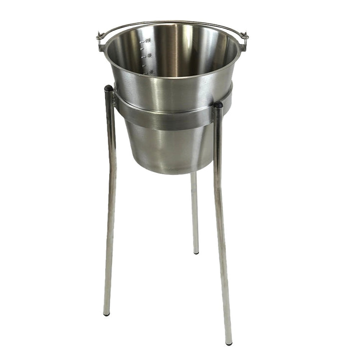 Stainless steel buckets and stands | Teknomek UK