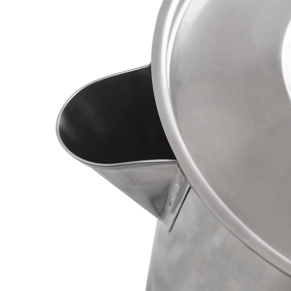 Straight sided bucket with pouring lip