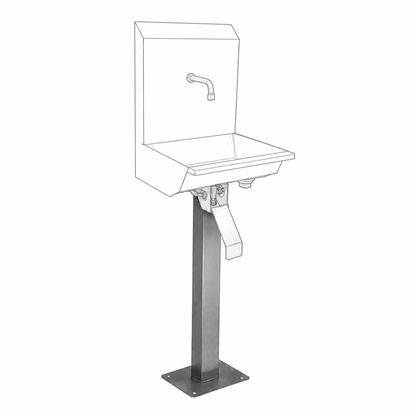 Add on pedestal for Teknomek's wash trough