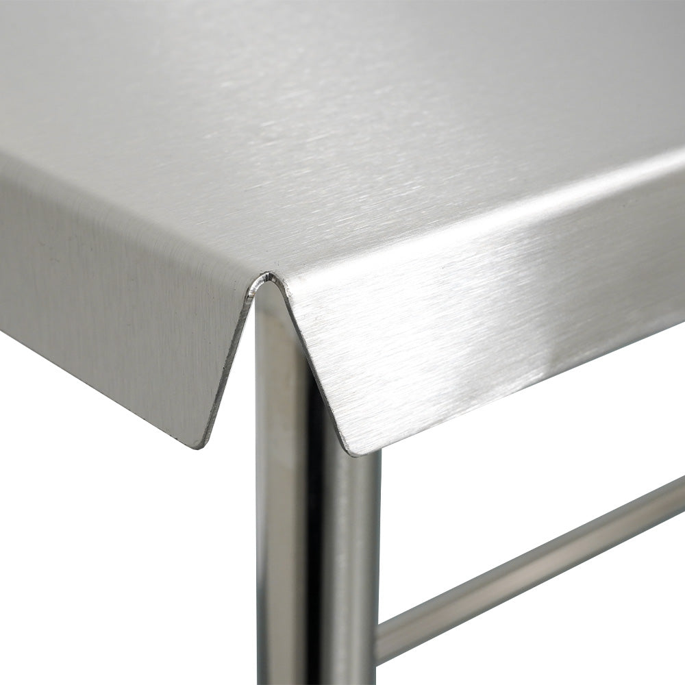 Bespoke Stainless steel Hygienox table with tubular rear tie bar
