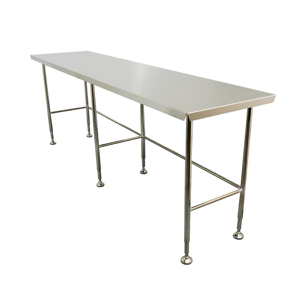Bespoke Stainless steel Hygienox table with tubular rear tie bar