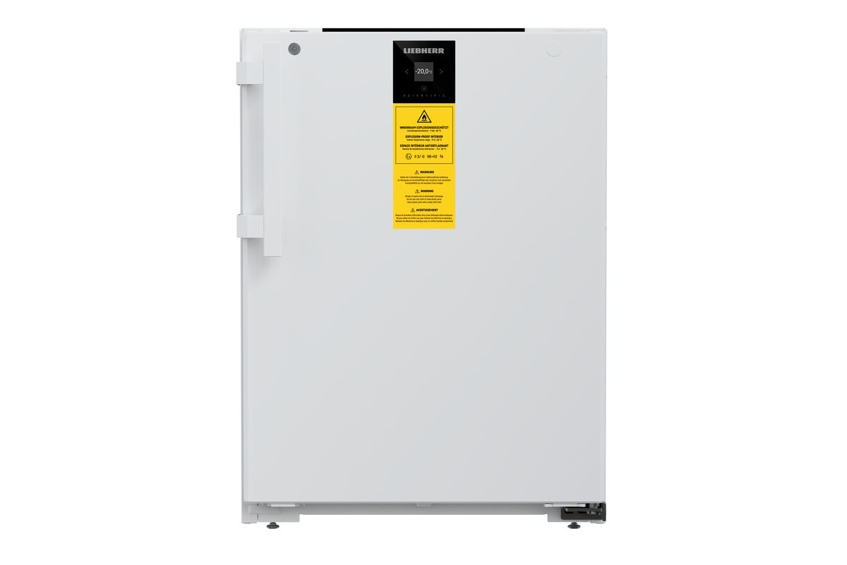 Liebherr SFTfg 1501 740 Performance Laboratory undercounter freezer ATEX spark-free interior