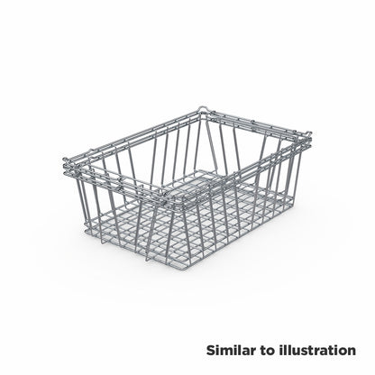 Hupfer sterile stainless steel nestable baskets