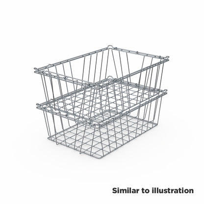 Hupfer sterile stainless steel nestable baskets