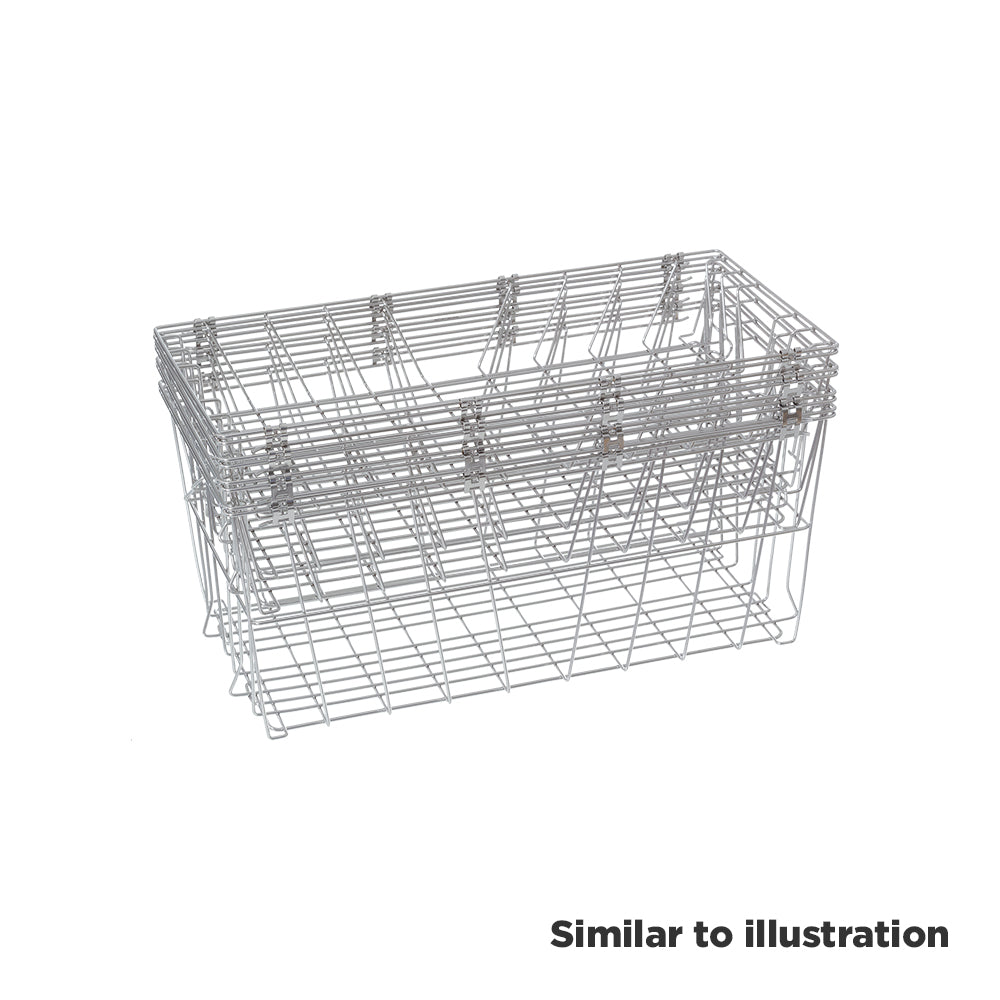 Hupfer sterile stainless steel nestable baskets