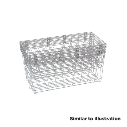 Hupfer sterile stainless steel nestable baskets