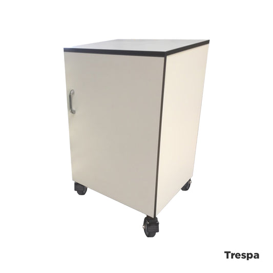 Laboratory under-bench single-door cupboard 500mm wide