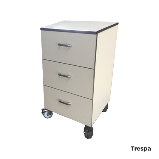 Laboratory under-bench 3 drawer cupboard 500mm wide