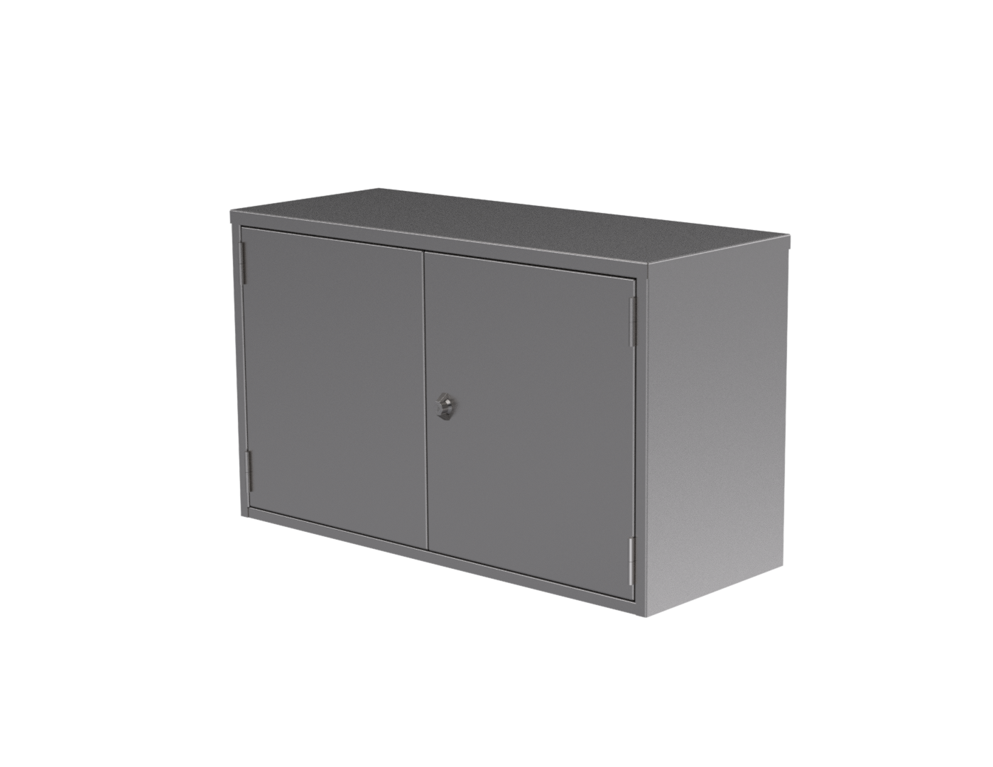 Hinged lockable door wall cupboard