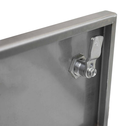 Sloping top storage wall cabinet