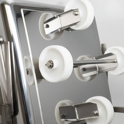 Electropolished stainless steel tote bins