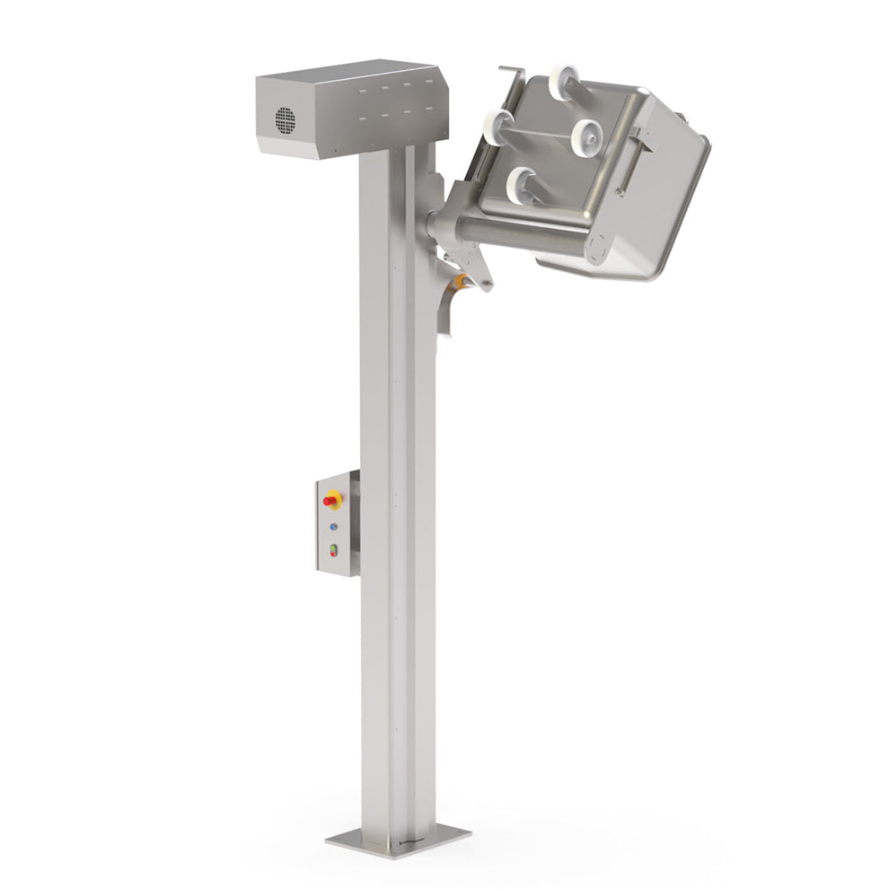Tote bin single column tipper | Teknomek UK