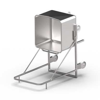 Tote bin washing frame