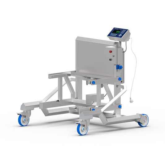 Pneumatic mobile weighing scale for 200L/300L tote bins with IND570 terminal