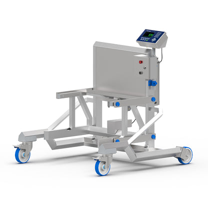 Pneumatic mobile weighing scale for 200L/300L tote bins with IND570 terminal
