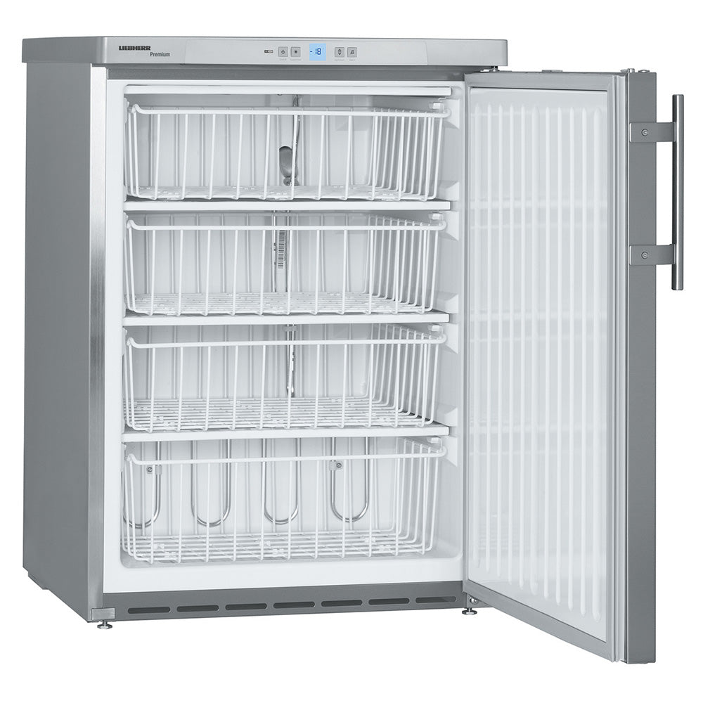 Liebherr GGU 1550 Premium food freezer undercounter with static cooling 143 litre capacity