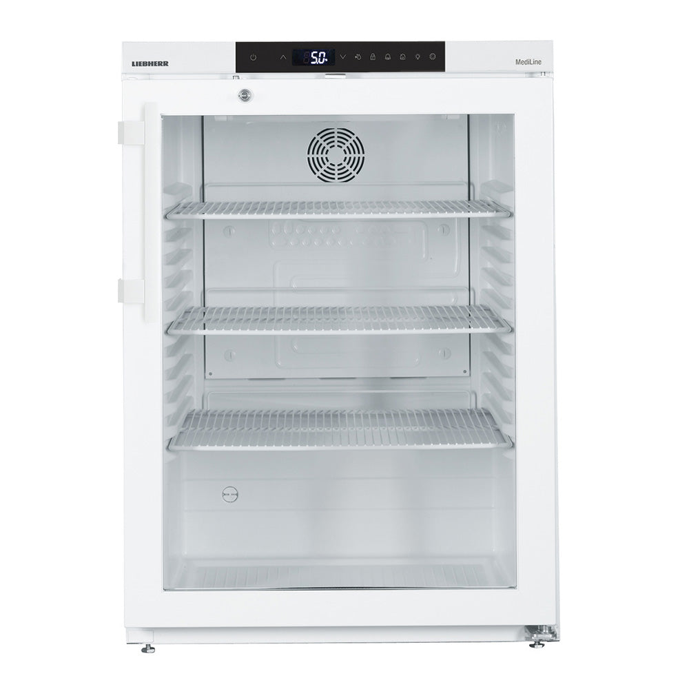 Liebherr LKUv 1613 Mediline laboratory refrigerator underbench with glass door and comfort electronic controller