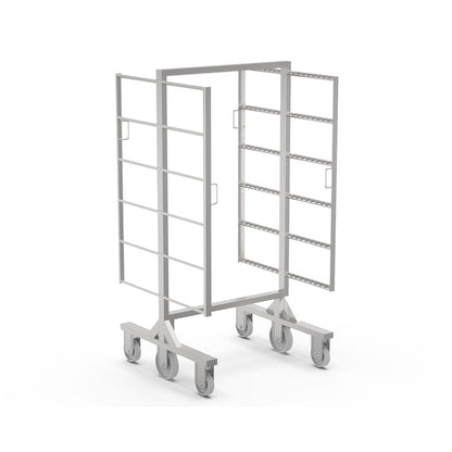 H type smokehouse trolleys for sticks and stick & trays