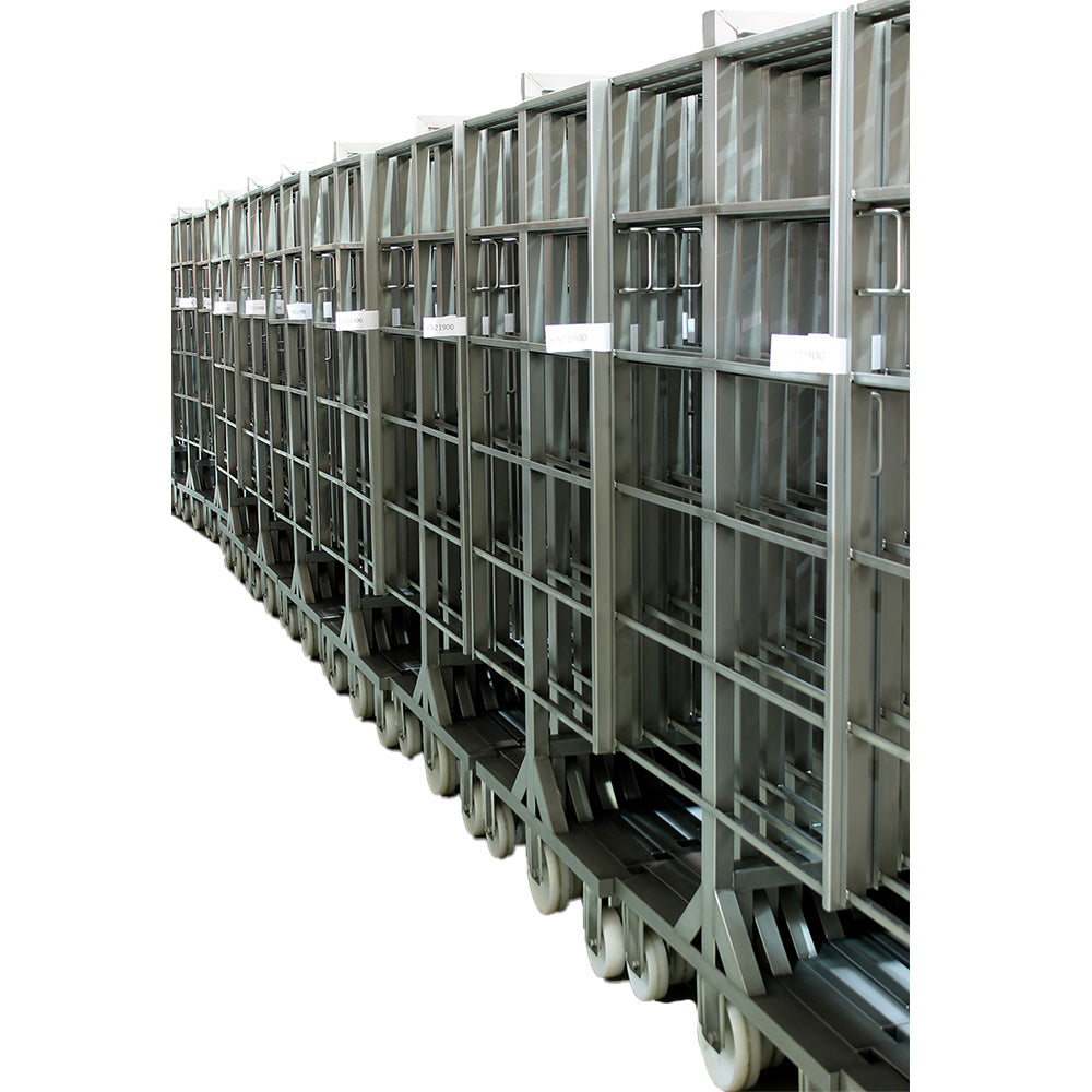 H type smokehouse trolleys for sticks and stick & trays