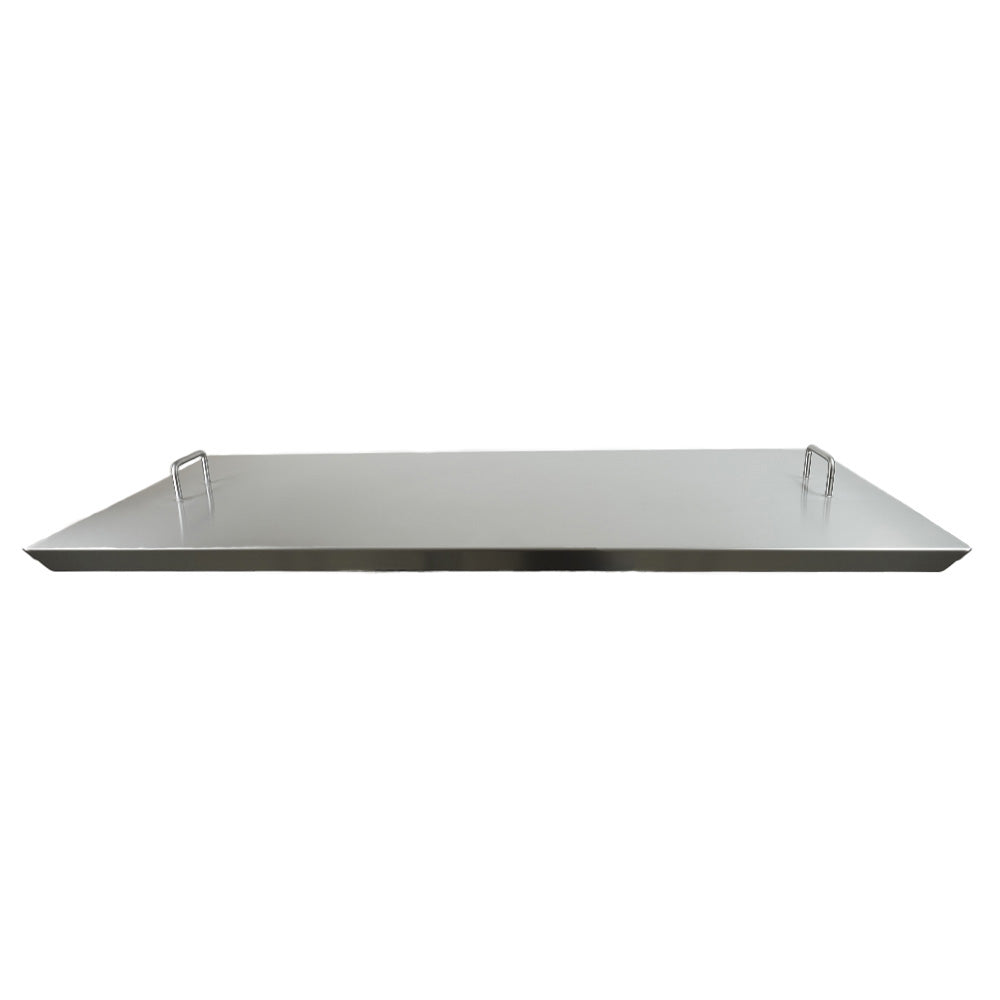 Stainless steel dip tank lid