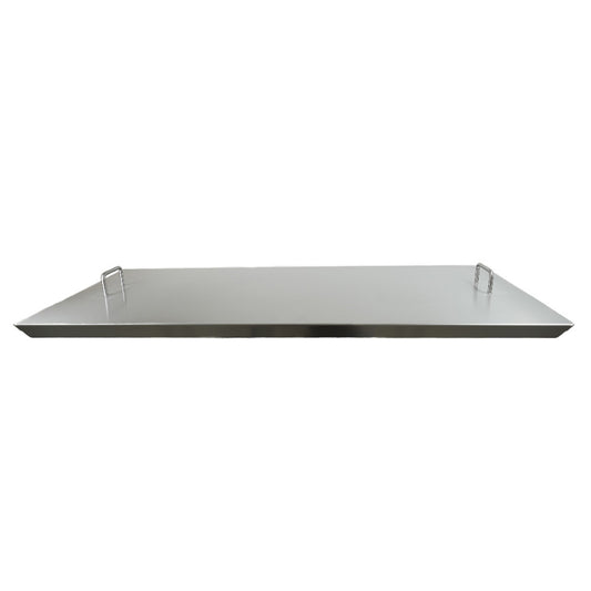 Stainless steel dip tank lid