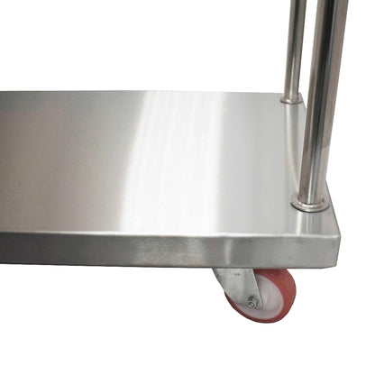 Stainless steel platform trolleys