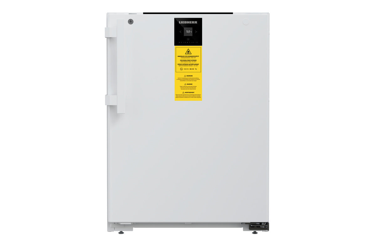 Liebherr SRTfg 1501 Performance Laboratory undercounter refrigerator ATEX spark-free interior