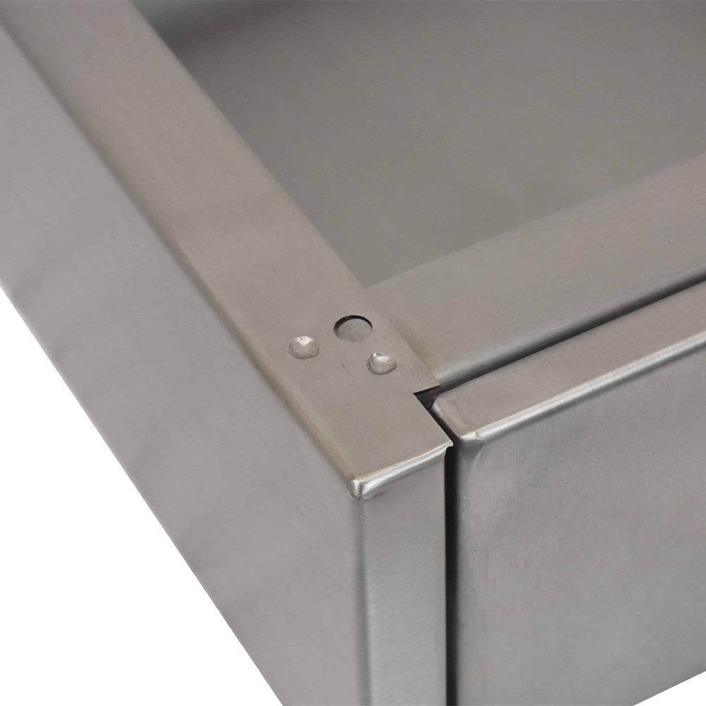 Stainless steel static desk single drawer (Add-on only)