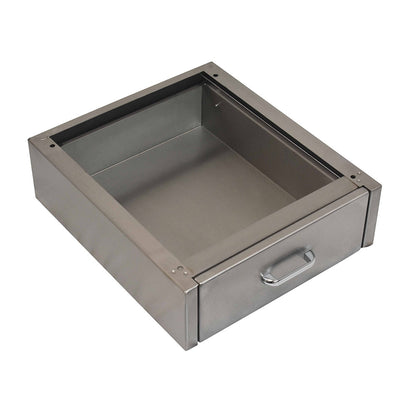 Stainless steel static desk single drawer (Add-on only)